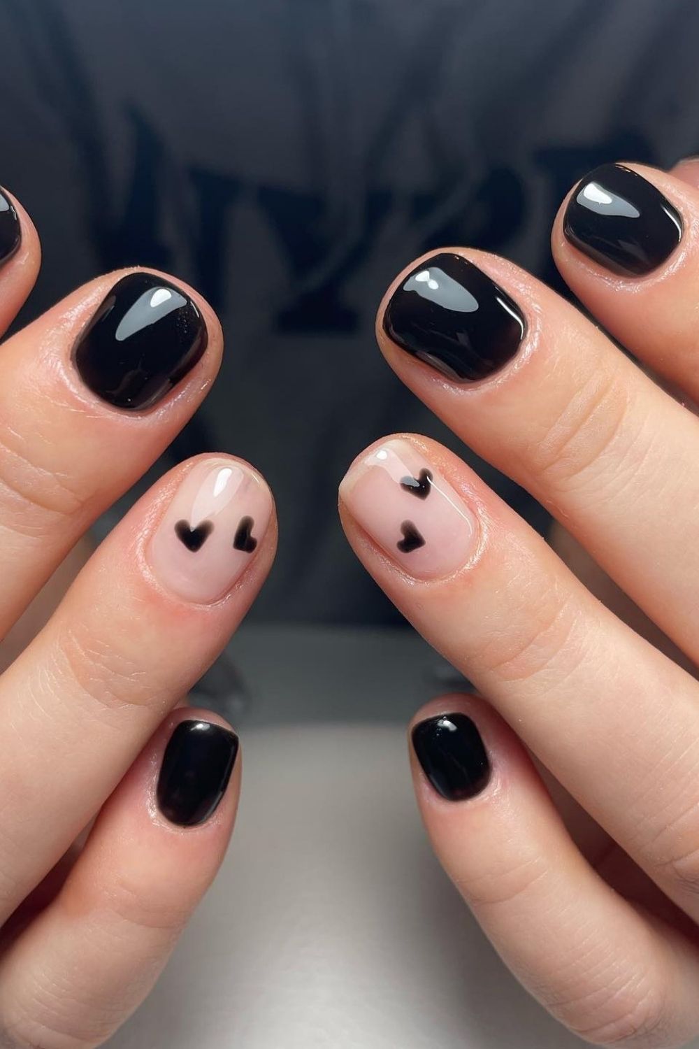 French Tip Short Nails